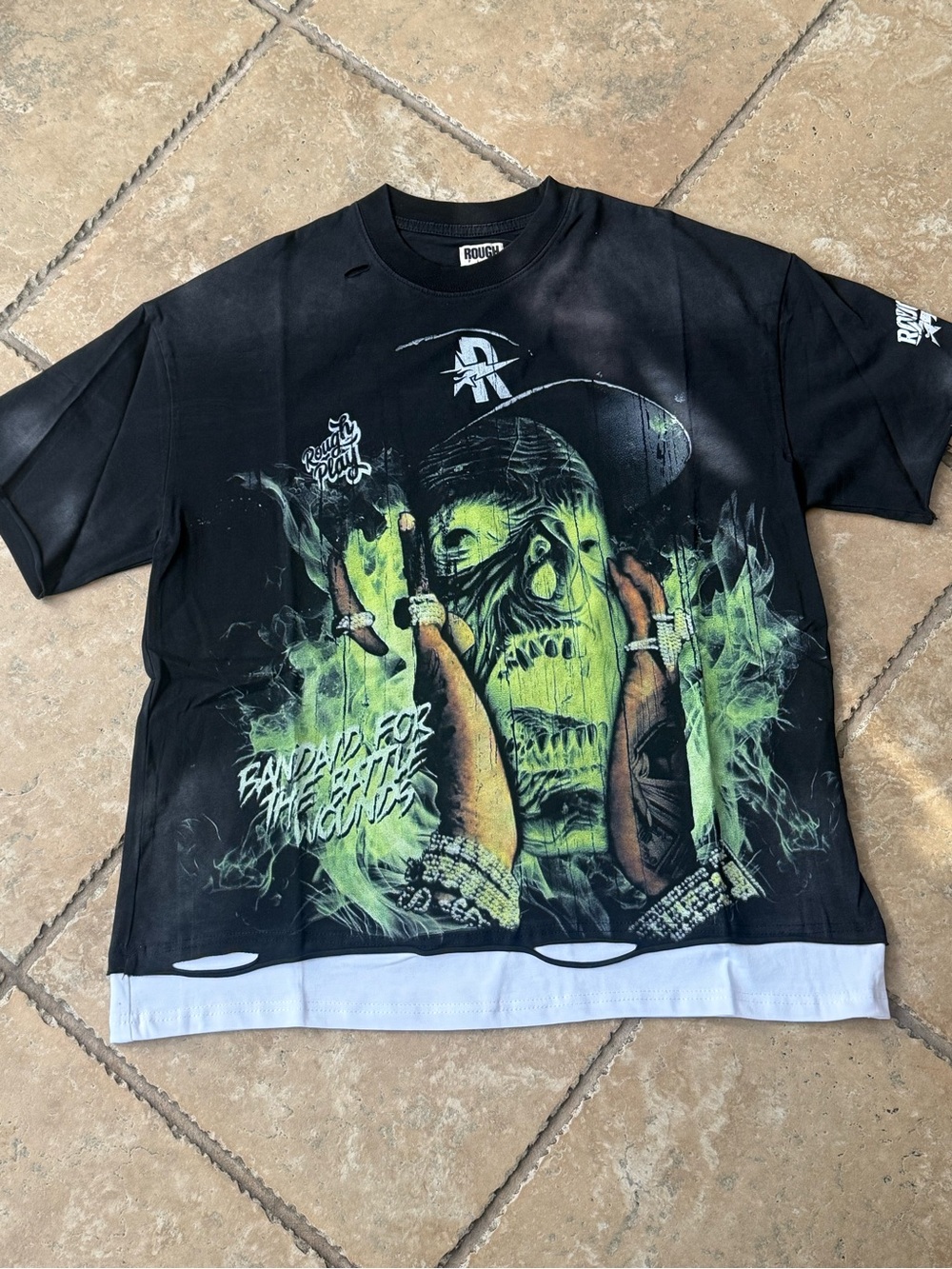 Black Rough Play T-Shirt
